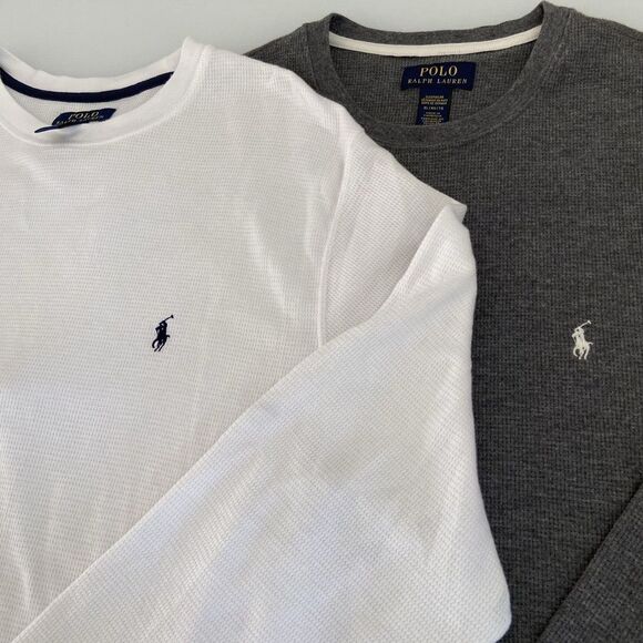 Polo Ralph Lauren Other - Polo Ralph Lauren Men's Size XL Set of 2 Waffle Knit Thermal Sleepwear Shirts